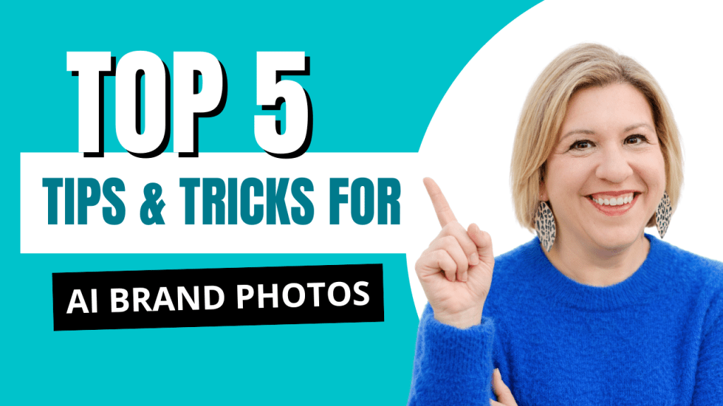 Stop dreading brand photoshoots! Learn how to use AI tools like ChatGPT and Gemini to create authentic, professional brand images and amplify your coaching voice.